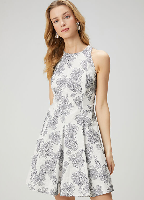 Beymen Club Kırık Beyaz Mini Elbise - 1