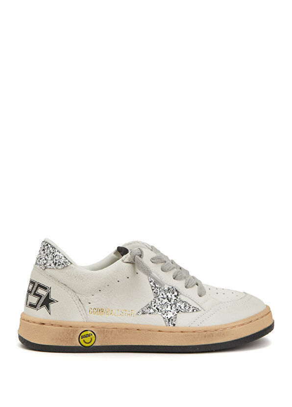 Golden Goose Ball Star Beyaz Unisex Deri Sneaker - 1