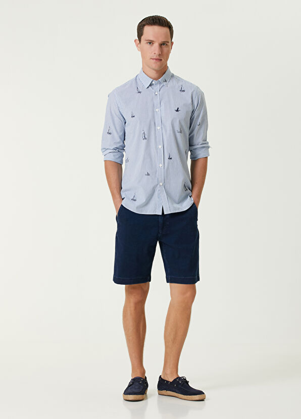 Beymen Club Indigo Denim Şort - 1