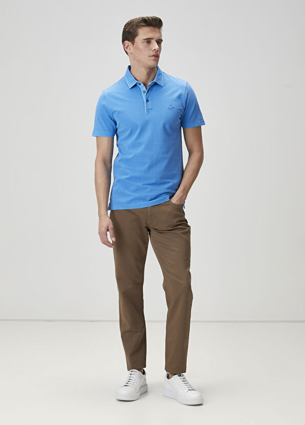 Beymen Club Comfort Fit Kobalt Polo Yaka T-shirt - 3