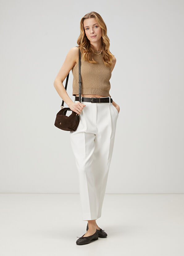 Beymen Club Bej Simli Triko Atlet - 3