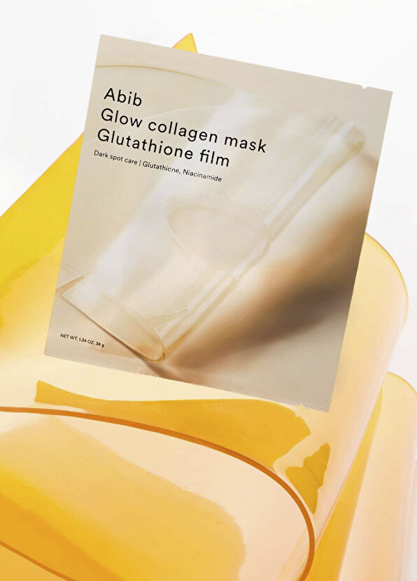 Abib Glow Collagen Mask Glutathione Film Aydınlatıcı Yüz Maskesi 38 gr - 4