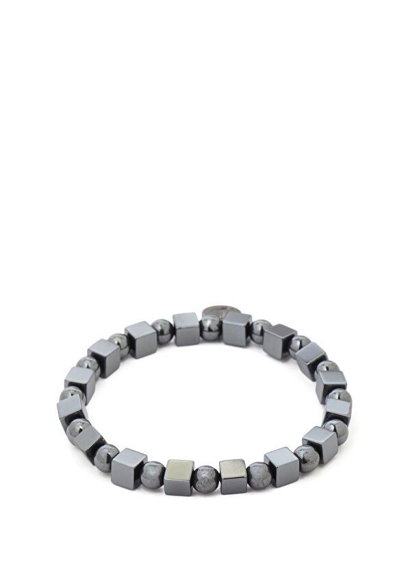 Beymen Club Silver Hematit Taşlı Erkek Bileklik - 1