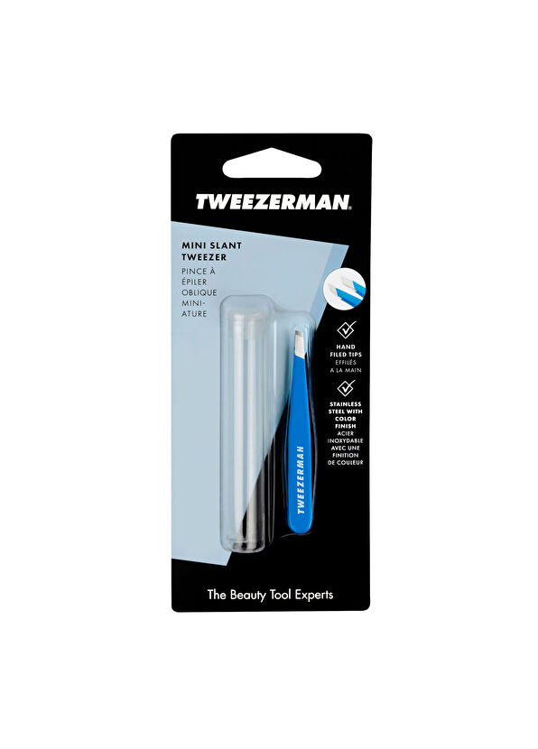 Tweezerman Mini Slant Tweezer Bahama Blue Bahama Mavisi Cımbız - 4