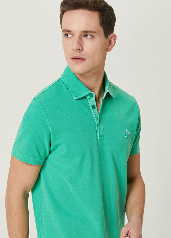Beymen Club Comfort Fit Yeşil Polo Yaka T-shirt - 2