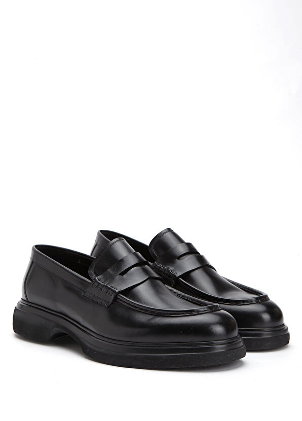 Beymen Club Black Men's Leather Loafer - 2