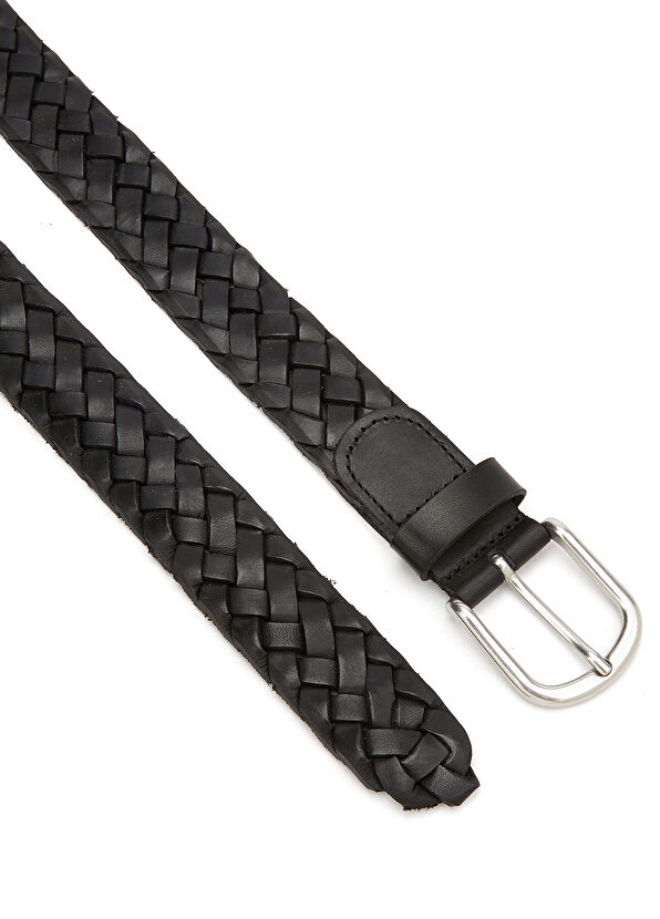 Beymen Club Siyah Erkek Deri Kemer - 2