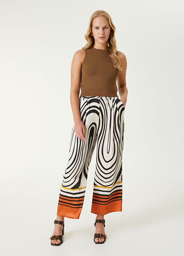Beymen Club Ekru Desenli Pijama Pantolon - 1