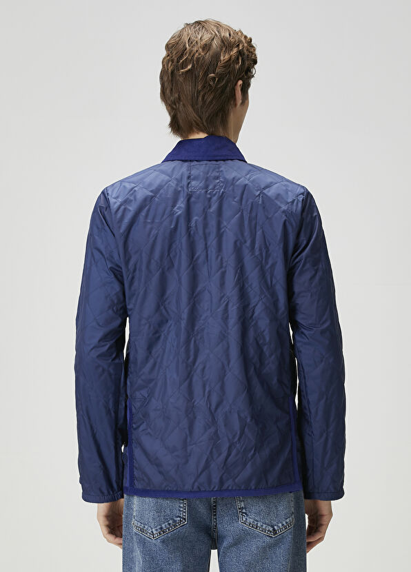 Lavenham Blue Quilted Coat - 4