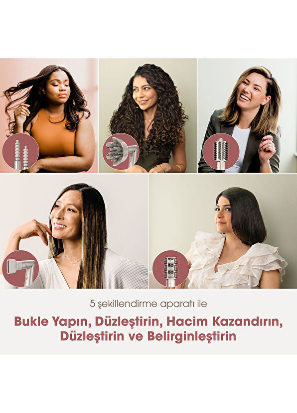 Shark FlexStyle 5-in-1 Stone Saç Kurutma ve Şekillendirme Sistemi - 2
