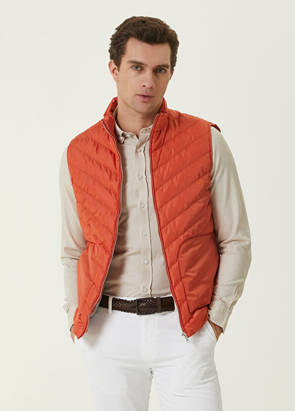 Beymen Club Essential Turuncu Puff Yelek - 3