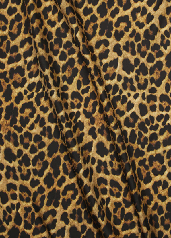 Beymen Club Leopar Desenli 90x90 cm İpek Eşarp - 2