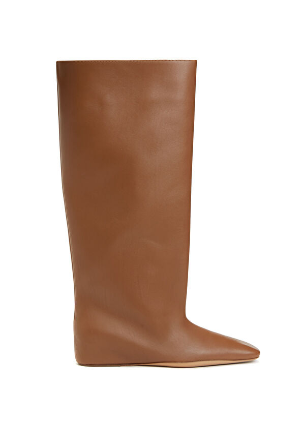 Jil Sander Taba Kadın Deri Çizme - 1