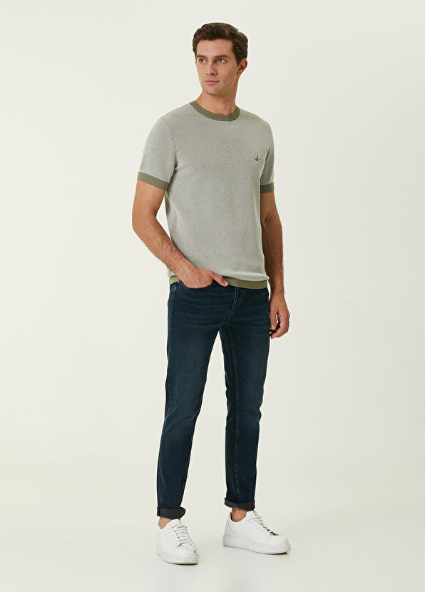 Beymen Club Açık Yeşil Örgü Dokulu Kısa Kollu Kazak - 2