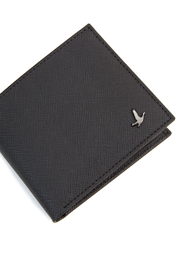 Beymen Club Siyah Logo Detaylı Erkek Deri Cüzdan - 4