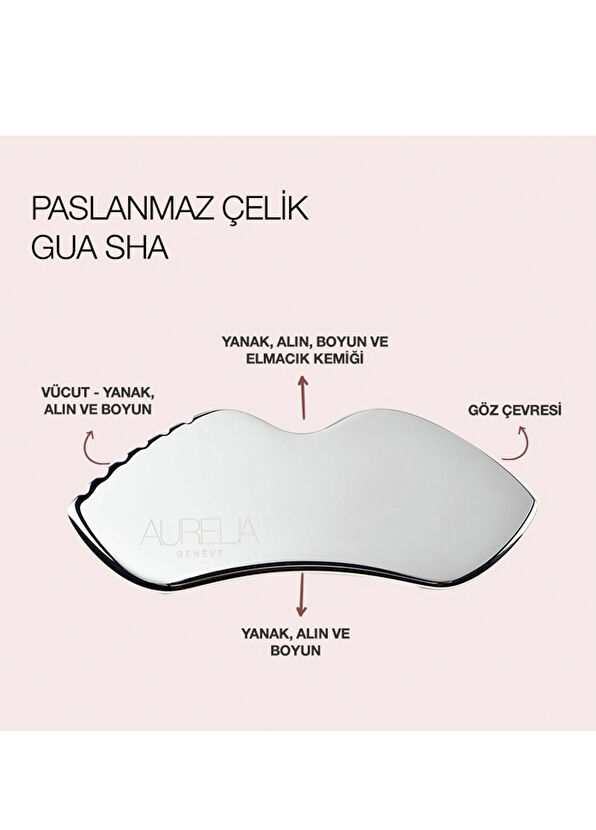 Aurelia Genève Stainless Steel Gua Sha - 2