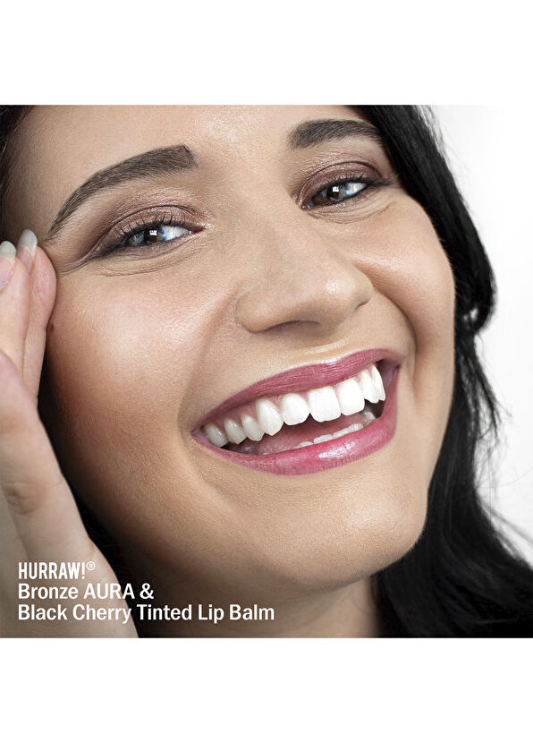 Hurraw Bronze Aura Accent Işıltılı Dudak Balmı  - 3