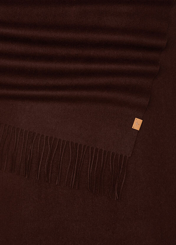 Beymen Club Brown Women's Cashmere Blend Wool Scarf - 2