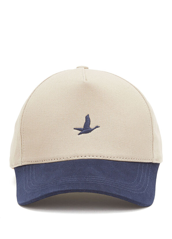 Beymen Club Beige Logo Embroidered Men's Hat - 2