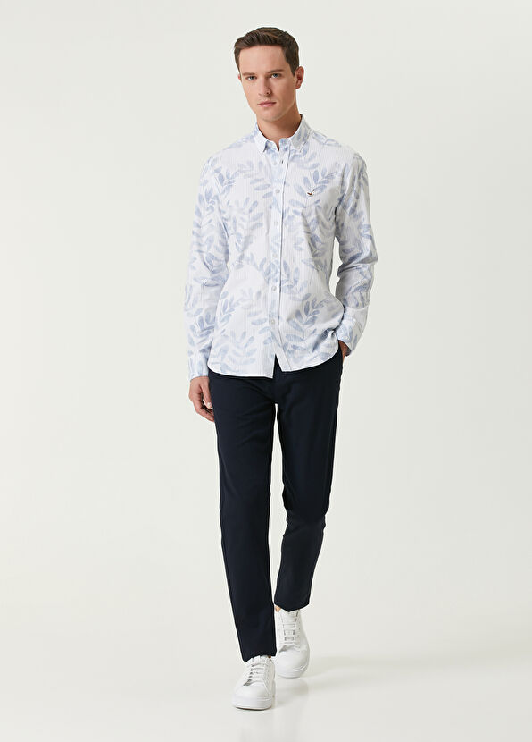 Beymen Club Regular Fit Lacivert Twill Pantolon - 1