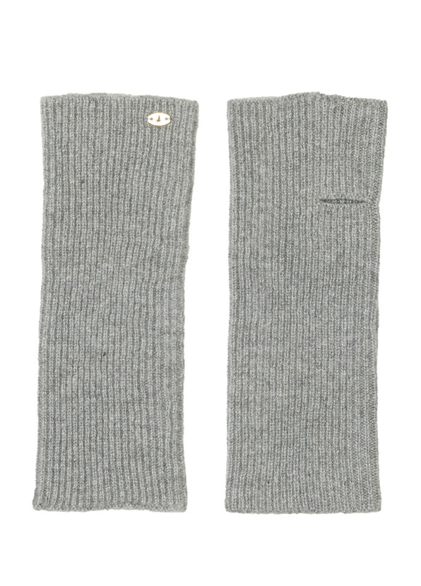 Beymen Club Grey Women's Cashmere Gloves - 1