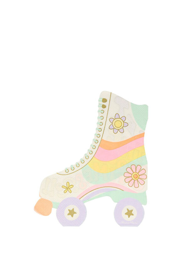 Meri Meri Paten Temalı 16'lı Parti Peçetesi - 2