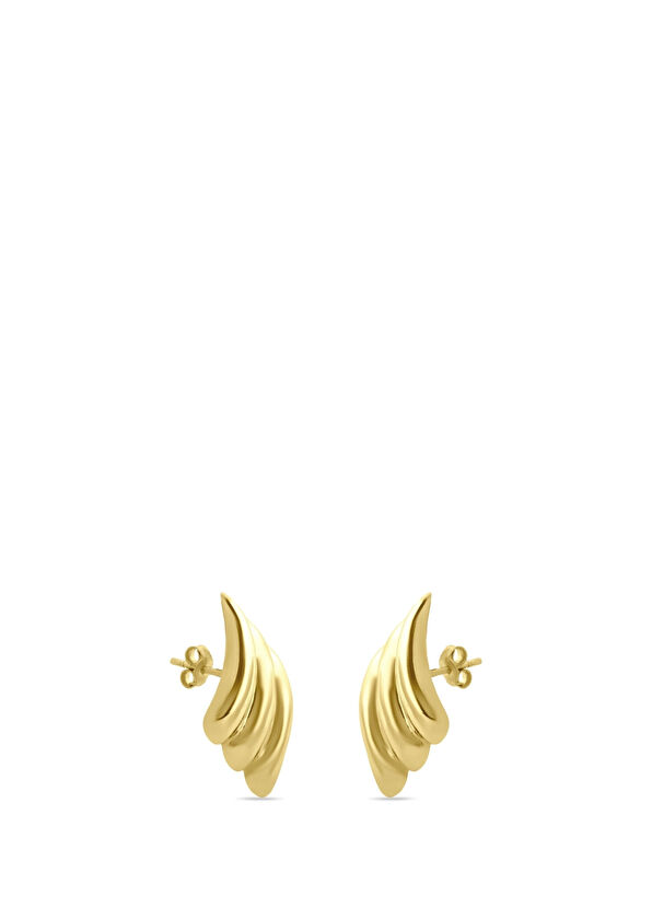 Safir Mücevher Venus Twist 14K Gold Women's Earrings - 1