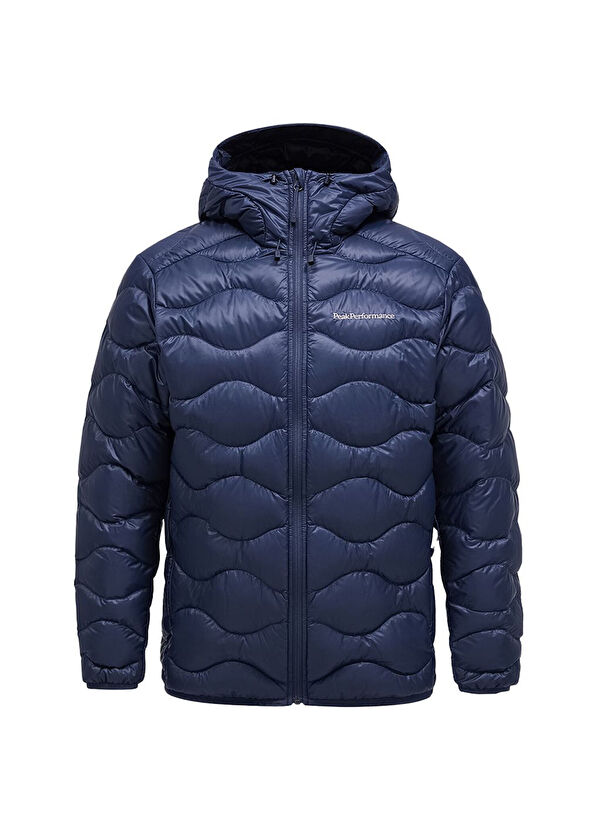 Peak Performance M Helium Navy Blue Zippered Hoodie - 1