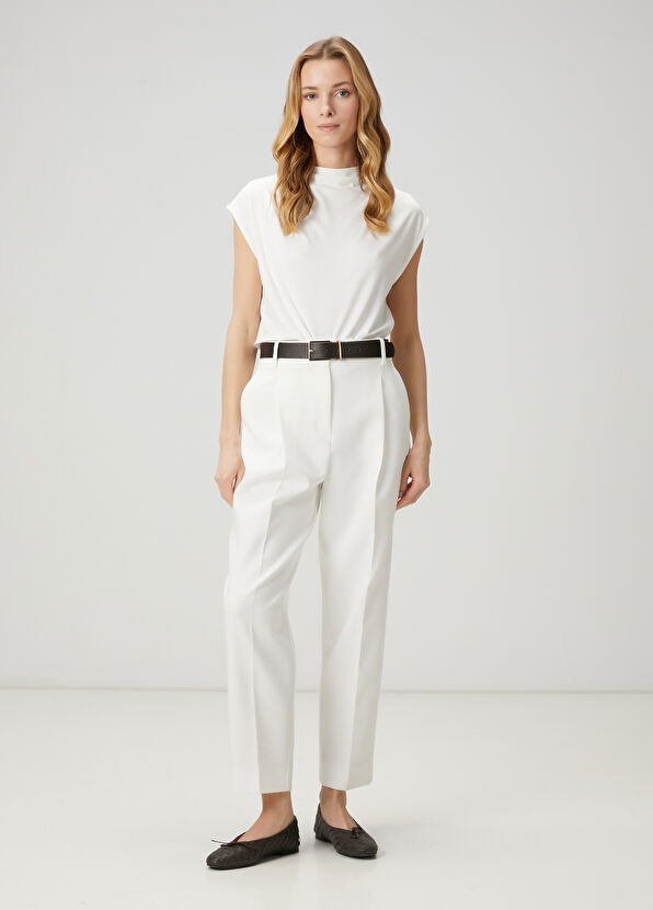 Beymen Club White Draped T-Shirt - 4