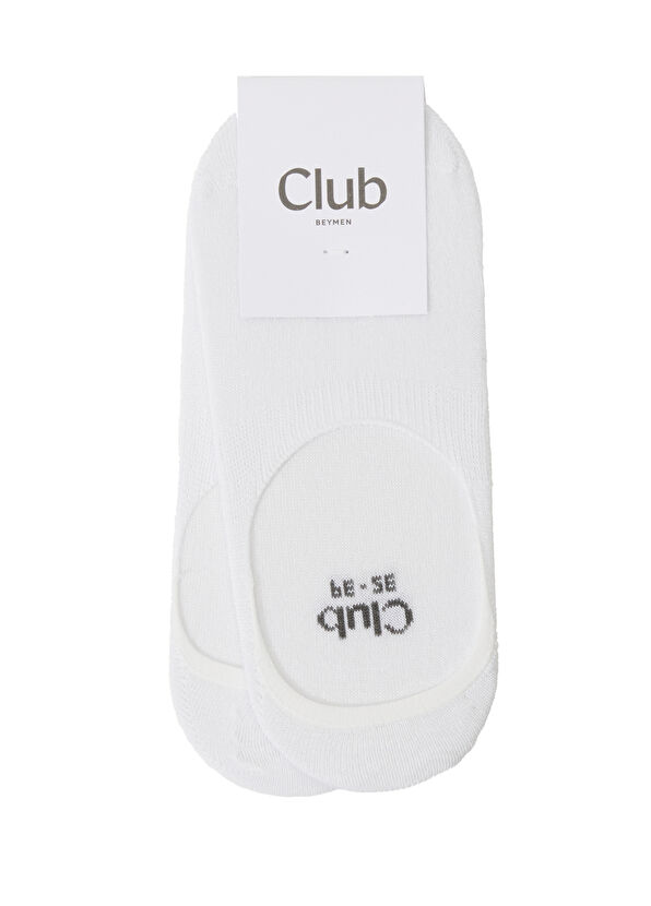 Beymen Club White Women's Bamboo Socks Set - 1