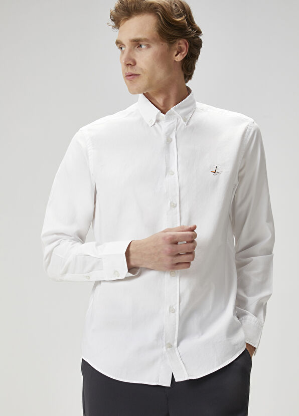 Beymen Club Comfort Fit Beyaz Gömlek - 2