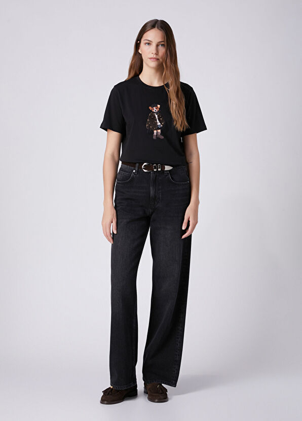 Beymen Club Siyah Straight Tencel Jean Pantolon - 2