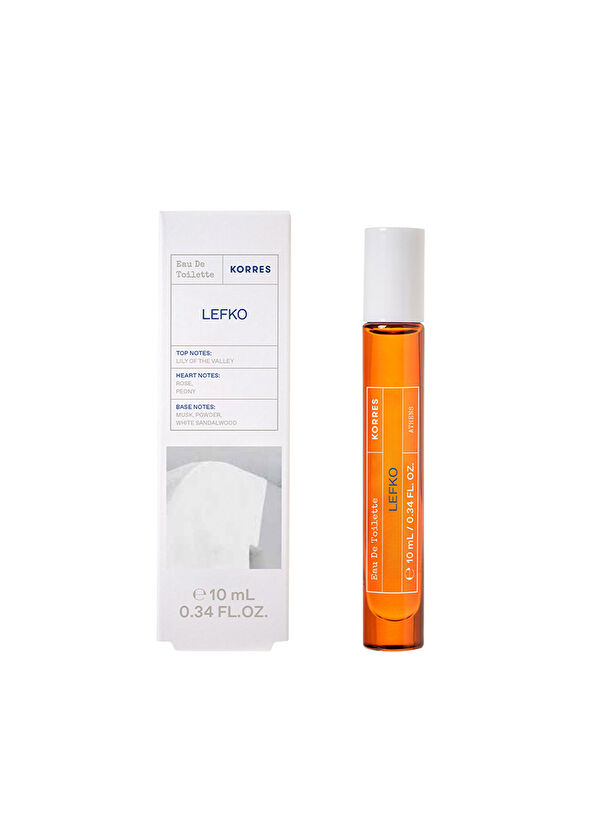 Korres Lefko EDT 10 ml Roll-on Unisex Perfume - 4