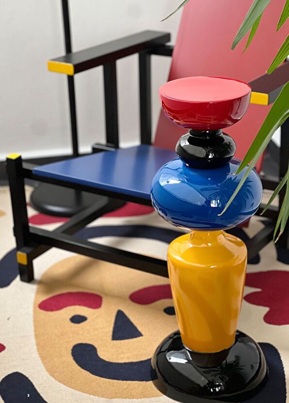 Tags Design Bauhaus El Yapımı Yan Sehpa 60 cm - 2