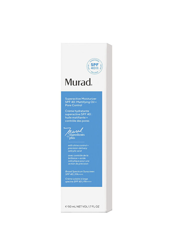 Murad Superactive Moisturizer Mattifying Oil+Pore SPF40 Dengeliyici Güneş Kremi 50 ml - 2