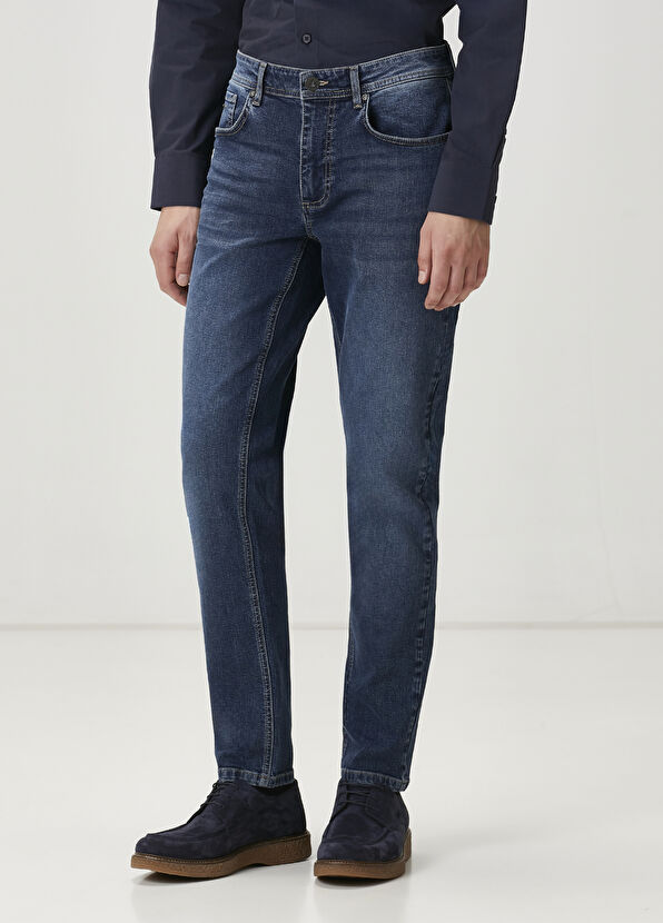 Beymen Club Blue Washed Slim Fit Jean Pants - 2