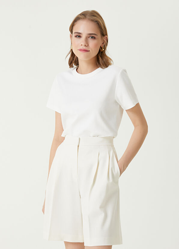 Beymen Club Kırık Beyaz T-shirt - 4