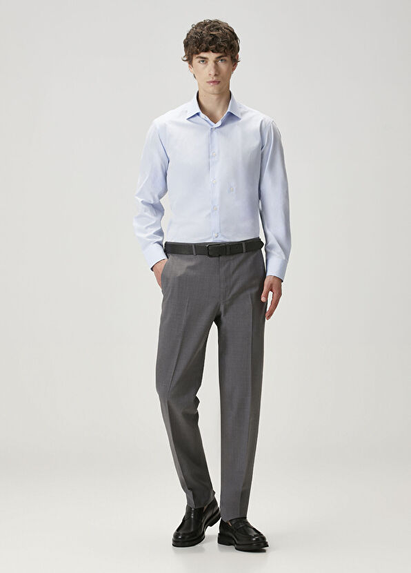 Zegna Gri Yün Pantolon - 1