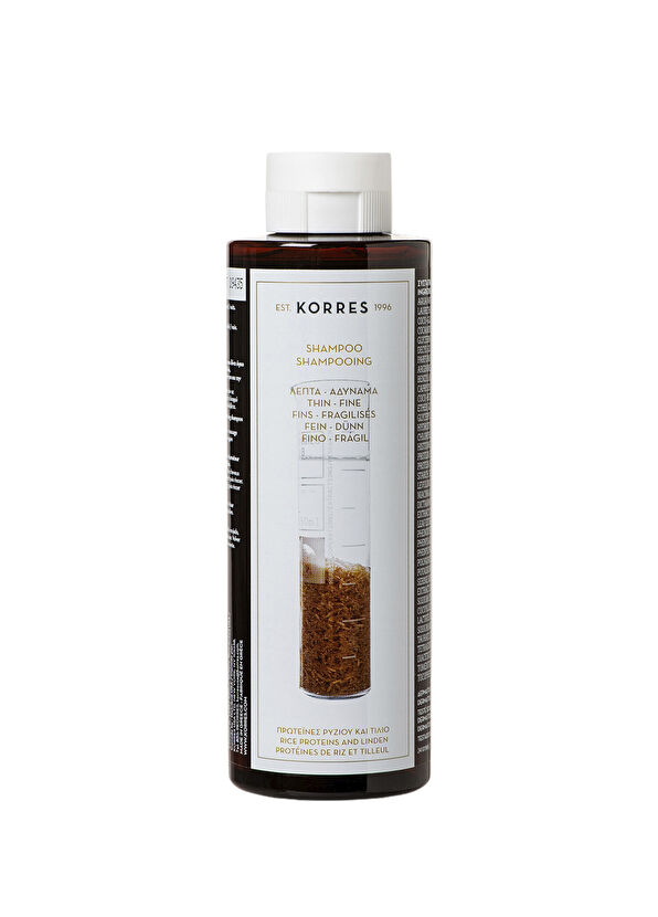 Korres Rice Proteins & Linden Rice Protein & Linden Shampoo for Weak and Fine Hair 250 ml - 1
