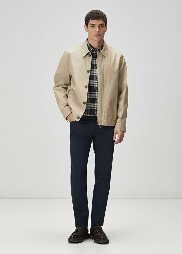 Beymen Club Lacivert Ekose Desenli Gömlek - 3