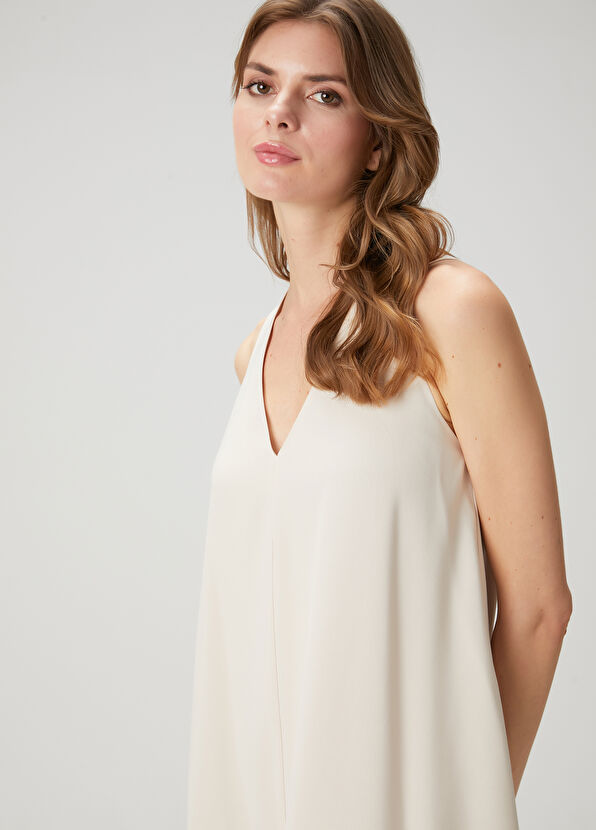 Beymen Club Beige Evaze Long Dress - 2