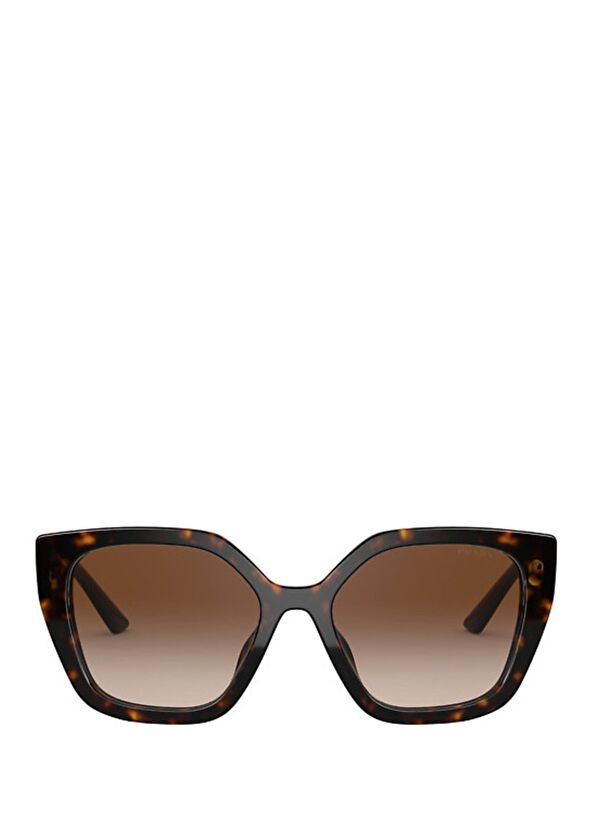 Prada Kahverengi Dikdörtgen Formlu Kadın Güneş Gözlüğü - 1