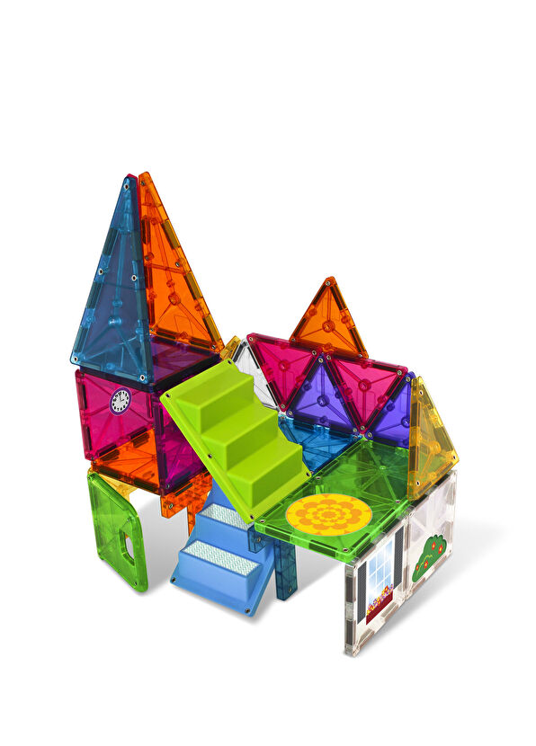 Magna-Tiles House Shaped 28 Piece Toy Set - 1