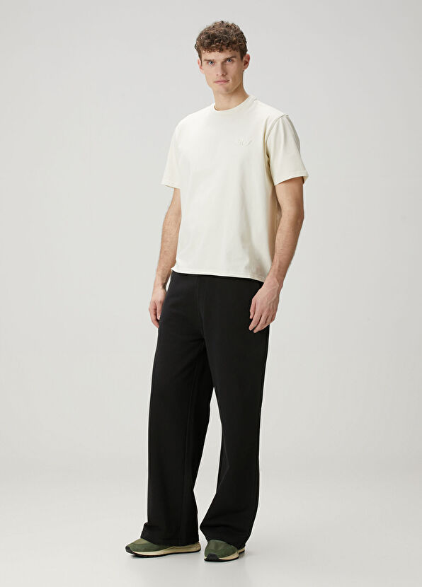 Autry Krem Logo Detaylı T-shirt - 2