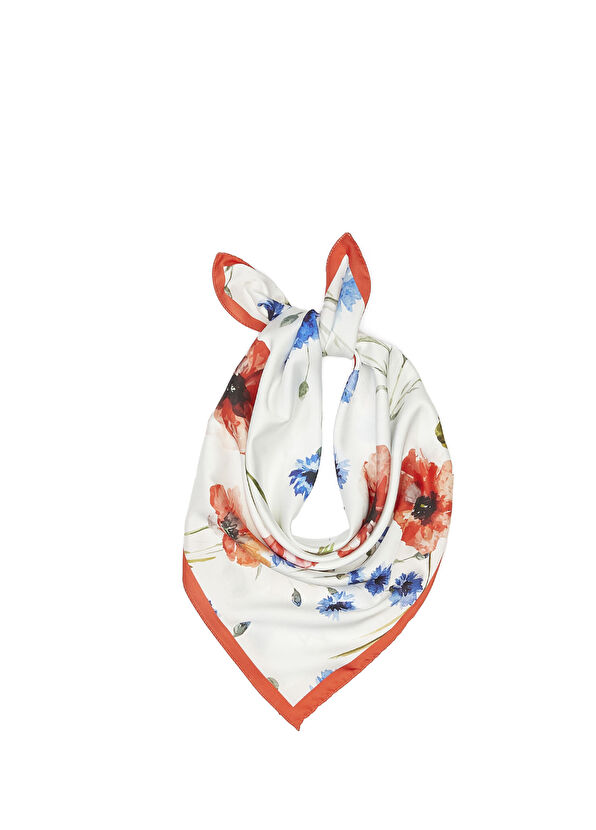 Beymen Club Multicolored Womens Satin Scarf - 1