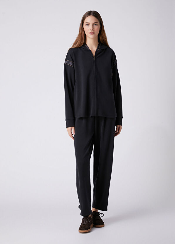 Beymen Club Black Modal Hoodie - 3