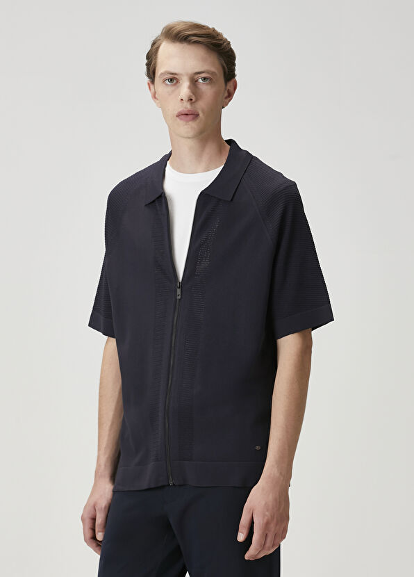 Beymen Club Koyu Lacivert Polo Yaka Triko Gömlek - 2