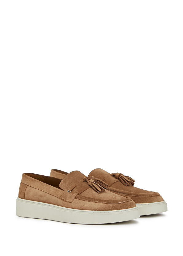 Beymen Club Tütün Püskül Detay Kalın Taban Erkek Süet Bot - 2