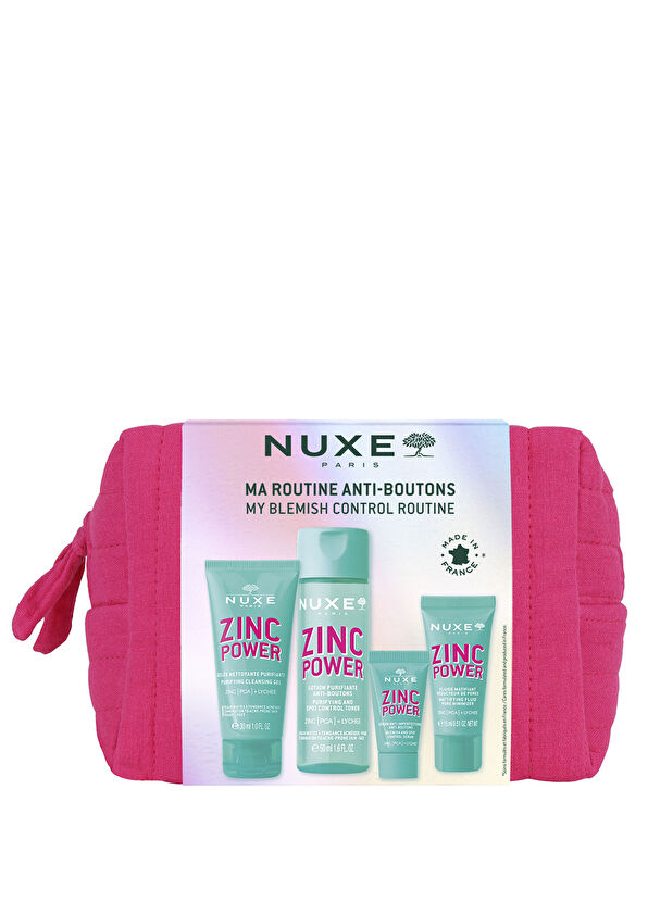 Nuxe Purifying Cleansing Gel 30 ml + Purifying Skin Tonic 50 ml + Anti-Blemish Serum 5 ml + Mattifying Firming Cream 15 ml Skin Care Set - 2