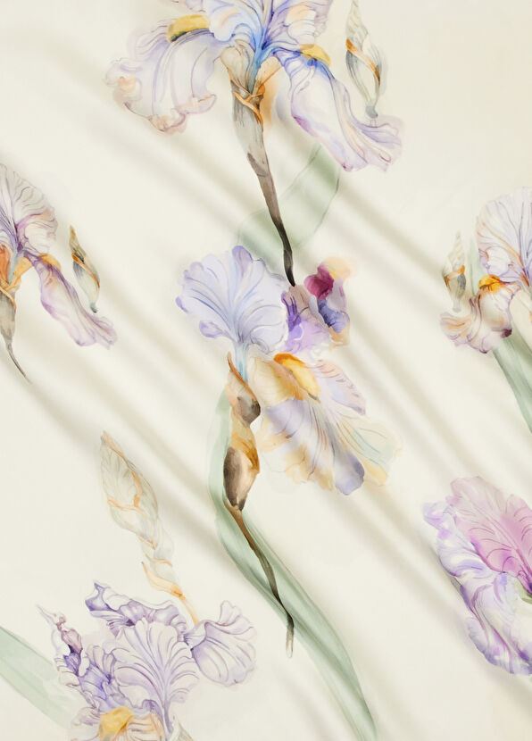 Beymen Club Kırık Beyaz 90x90 cm İpek Eşarp - 2